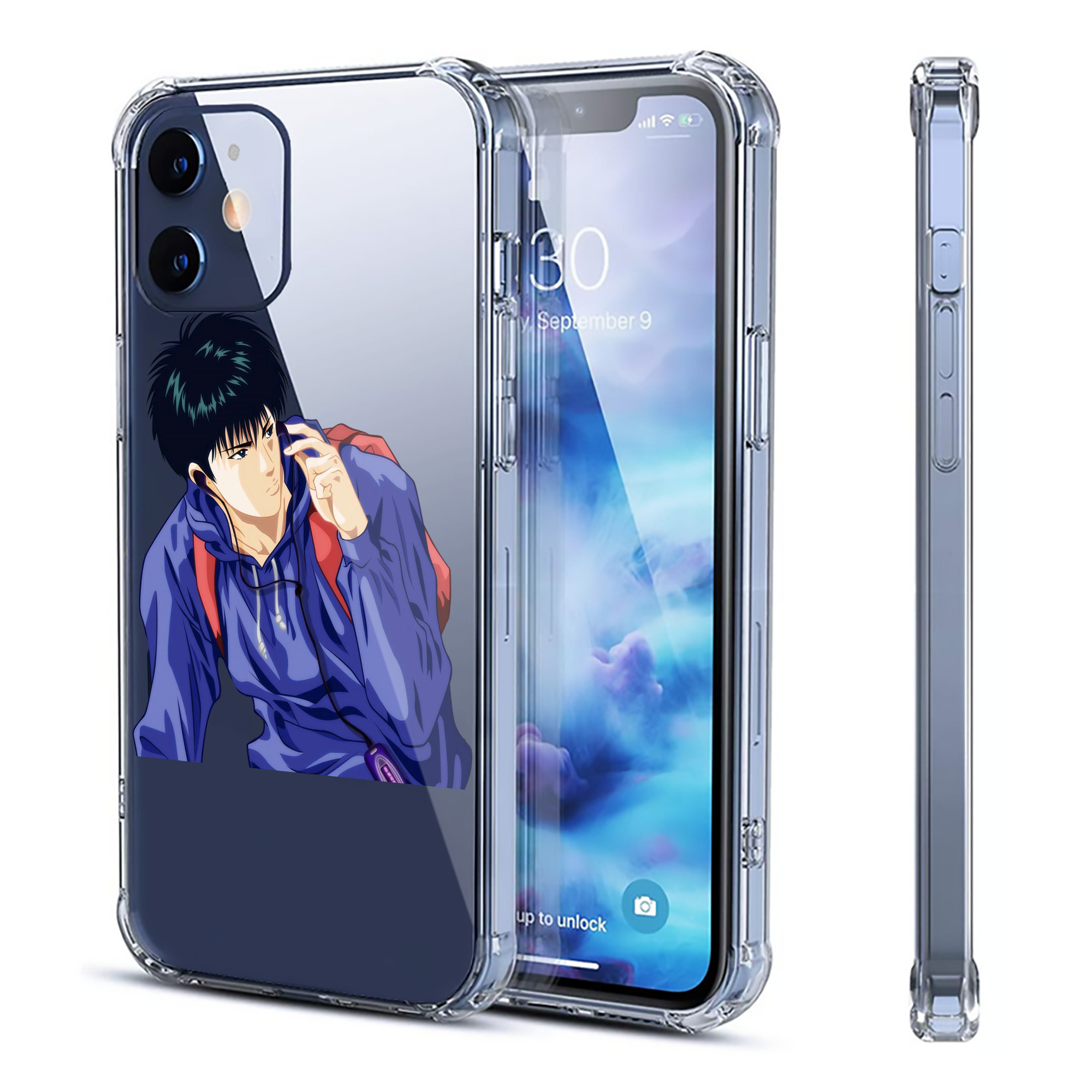 （画像用） SLAM DUNK／スラムダンク 【iPhone 12シリーズ対応】透明スマホケース（クリアソフトケース）